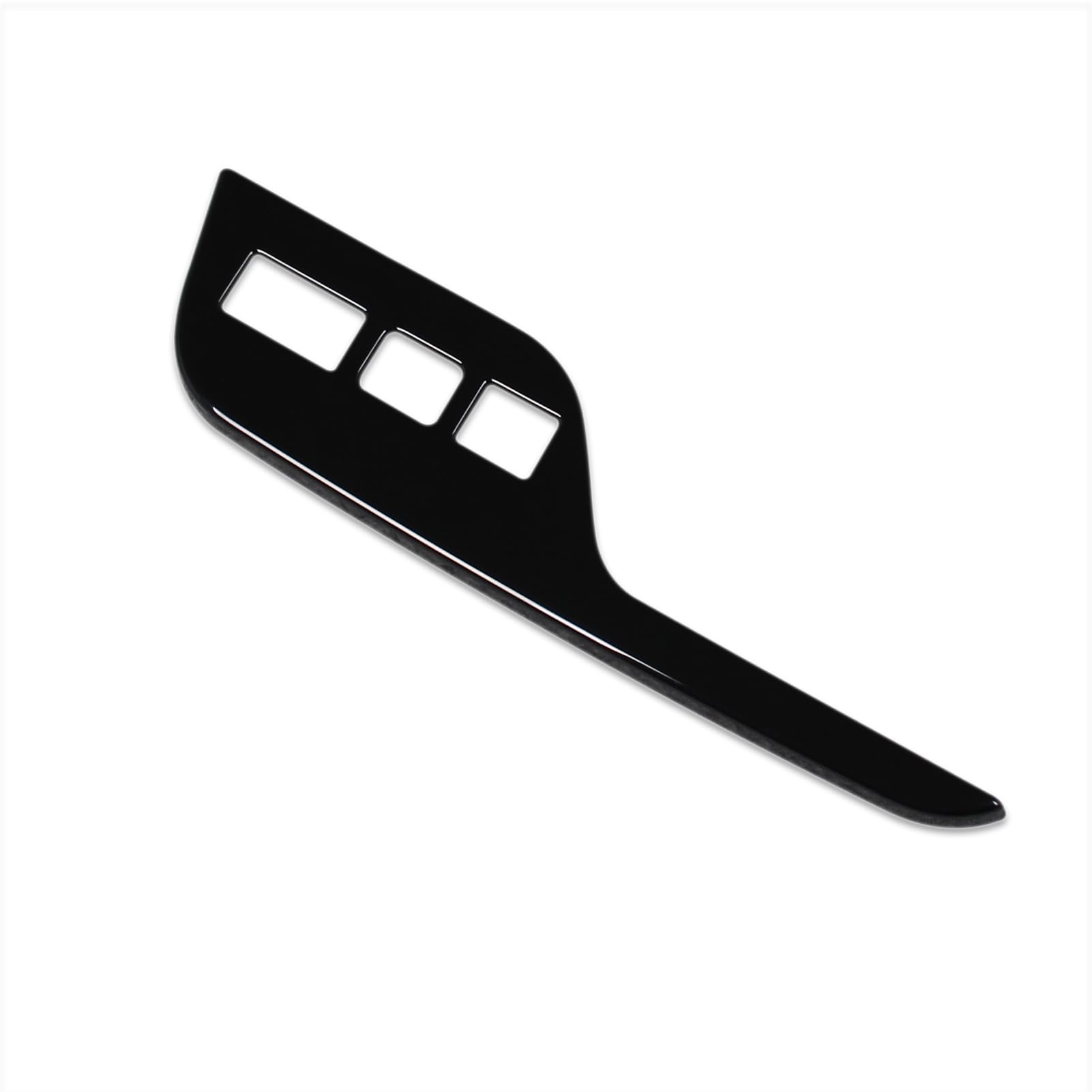 

RUIQ Interior Center Console Cover Rim Garnish for Nissan New Serena C28 Series e-POWER (Piano Black)