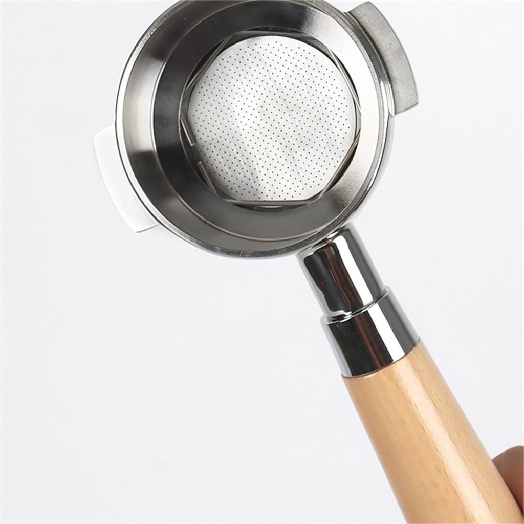 Tea Portafilter with Wooden Handle and Suit 58mm Coffee Machine/Teapresso Portafilter/Design for Tea Bag & Broken Tea