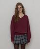 Sseomweeobeoteo Check Button Layered Skirt - Navy