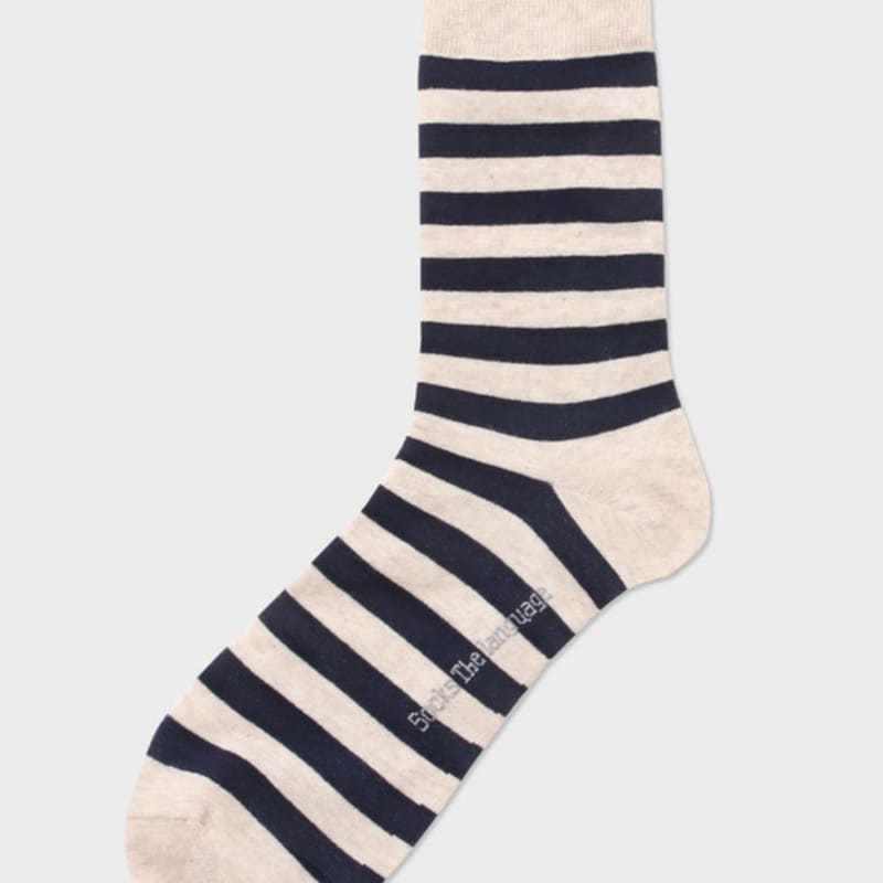 SOCKS THE LANGUAGE Toffee Nut Striped Socks