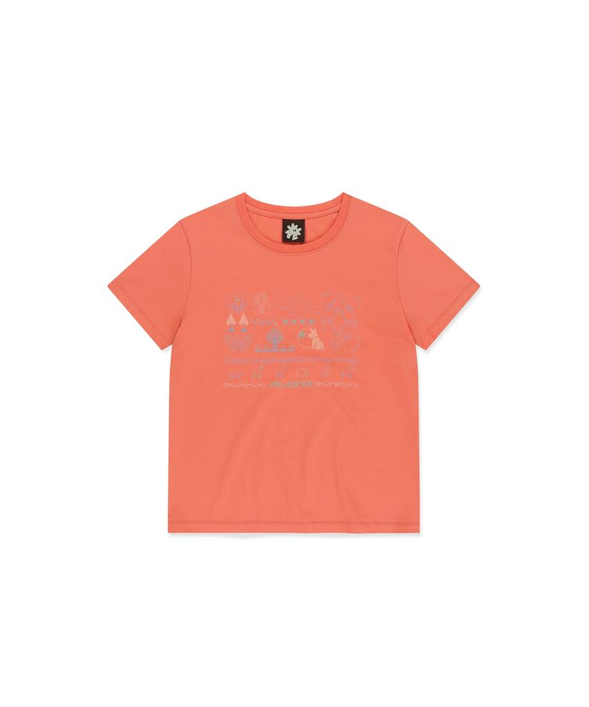 Sseonleobeutueo W Nature Sampler Tee Orange