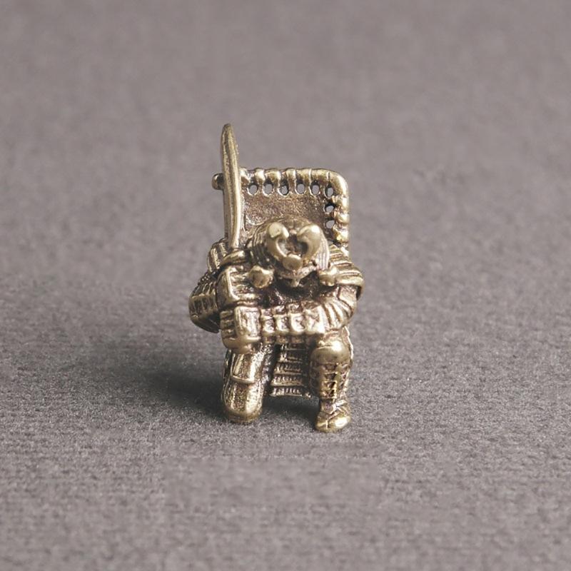 Broadswords Knights Knife Lanyard Bead DIY Brass Paracord Bead Vintage Knights Parachute Cord Beads for Bracelet Pendant