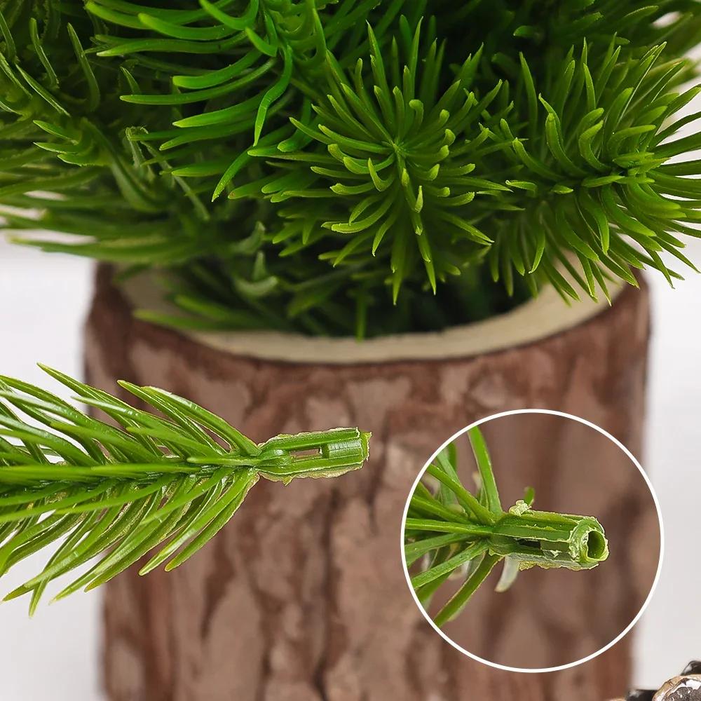 200/10Pcs Artificial Pine Needles Christmas Green Plant Pine Branch Fake Plants DIY Xmas Tree Garland Ornaments Home Decorations