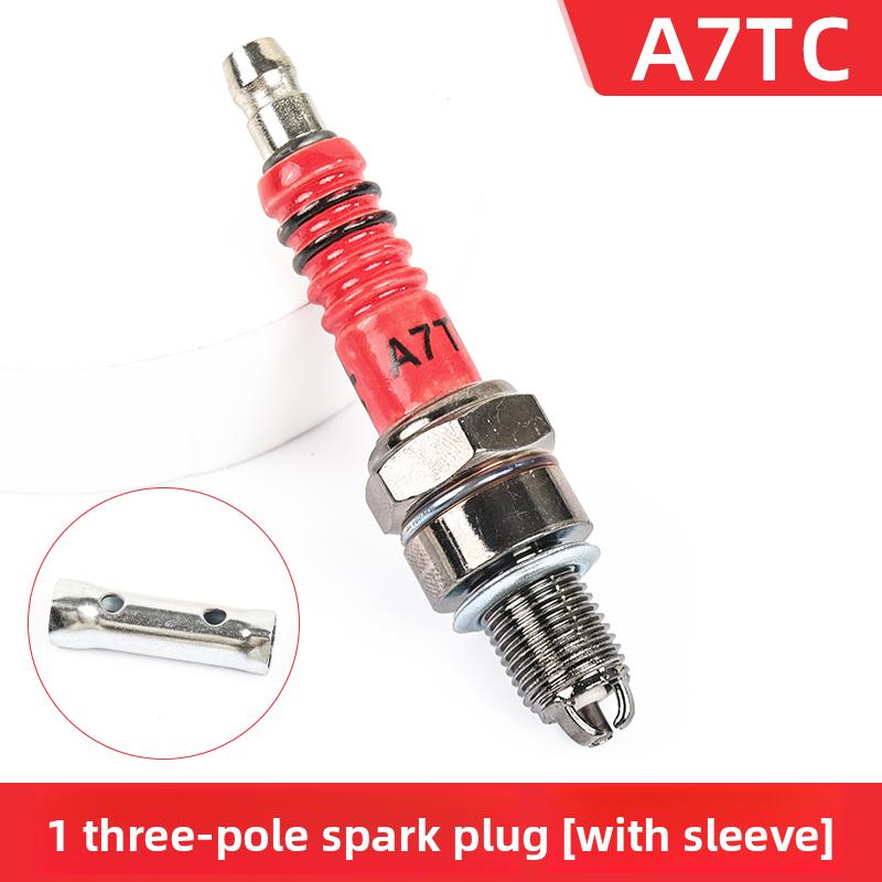 Three-stage spark plugs for scooters, A7TC/D8TC motorcycle models with 125 and 150 horsepower, 100cc universal ignition plugs