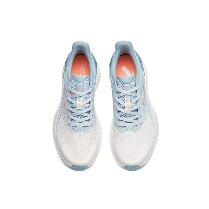 Anta Antelope Run 2 Cushioning Anti-Slip And Wear-Resistant Low-Top Running Shoes Women's White Blue Teal Sneakers 122225585-6