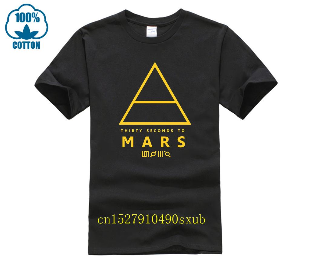 30 Thirty Seconds To Mars 30stm T Shirt Men Hip Hop Short Sleeve O Neck Cotton Man Tshirt Cool Tee Shirt Homme Camisa Masculina