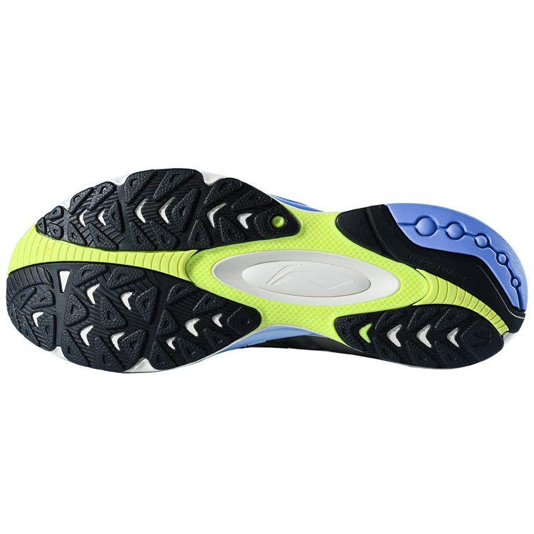 Li Ning V8 Low top Running Shoes Men's Gray Blue ARHP093-8