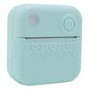 Portable Thermal Printer Rechargeable Printing Machine for Photo Document Shipping Label Built in 1200mAh Battery Cyan