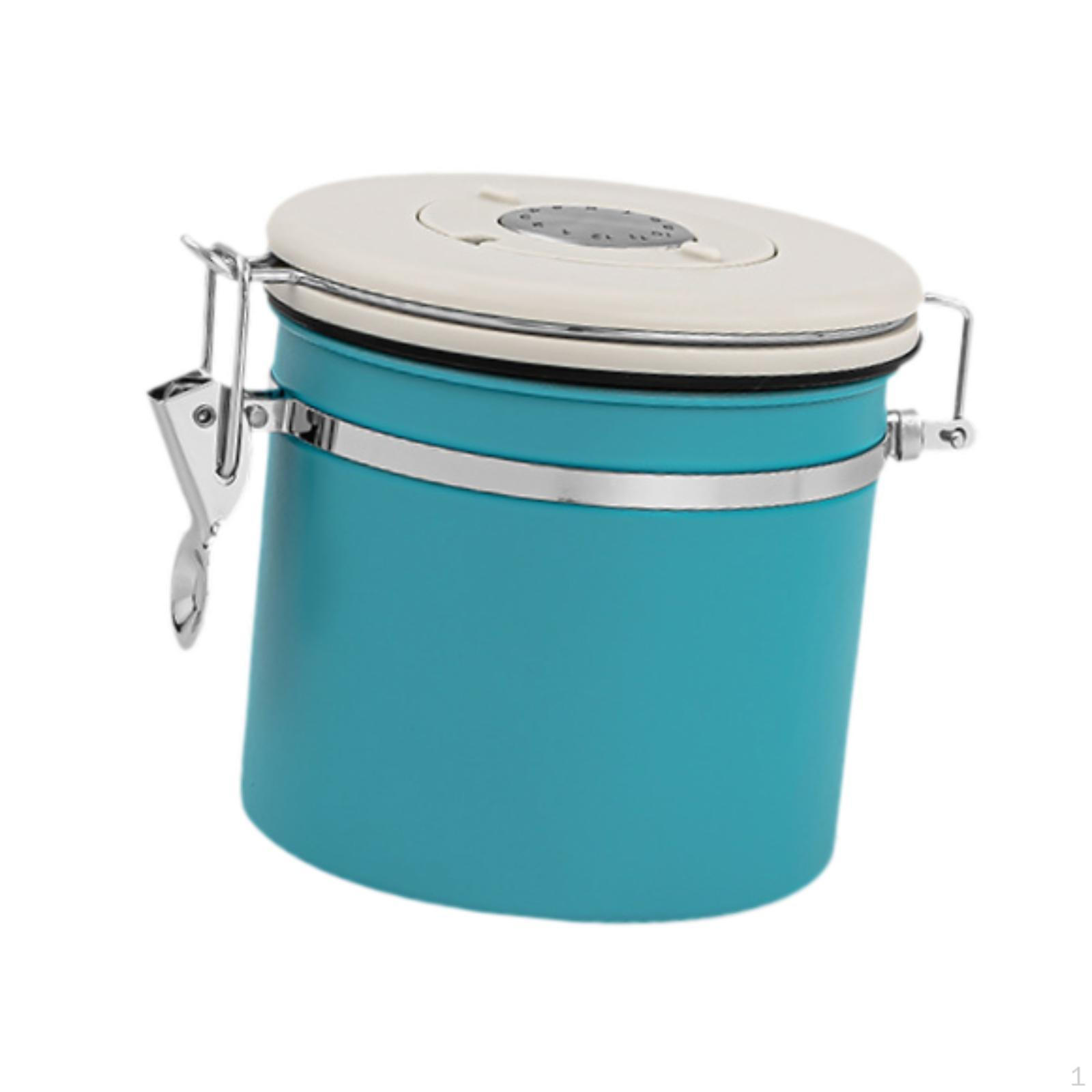 

Кофейная канистра из нержавеющей стали для дома, герметичный контейнер для хранения продуктов питания для чая 1.2L