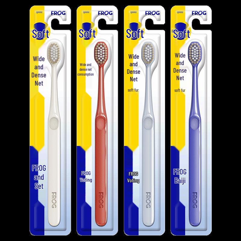 FROG 002 Series Wide Head Soft Bristle Toothbrush