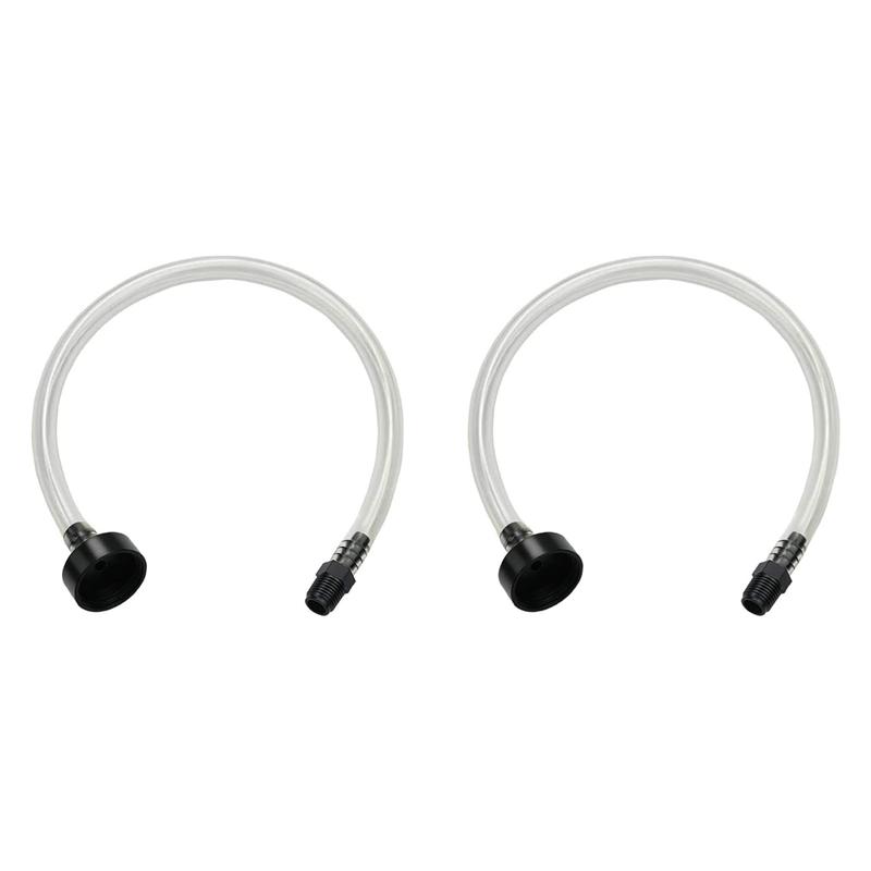 

2X Fill Tube Kit For Seastar Hydraulic Steering Systems, Oil Filler Hose Bridge Tube Kit, Boat Bleed Kit Filler Kit чорний