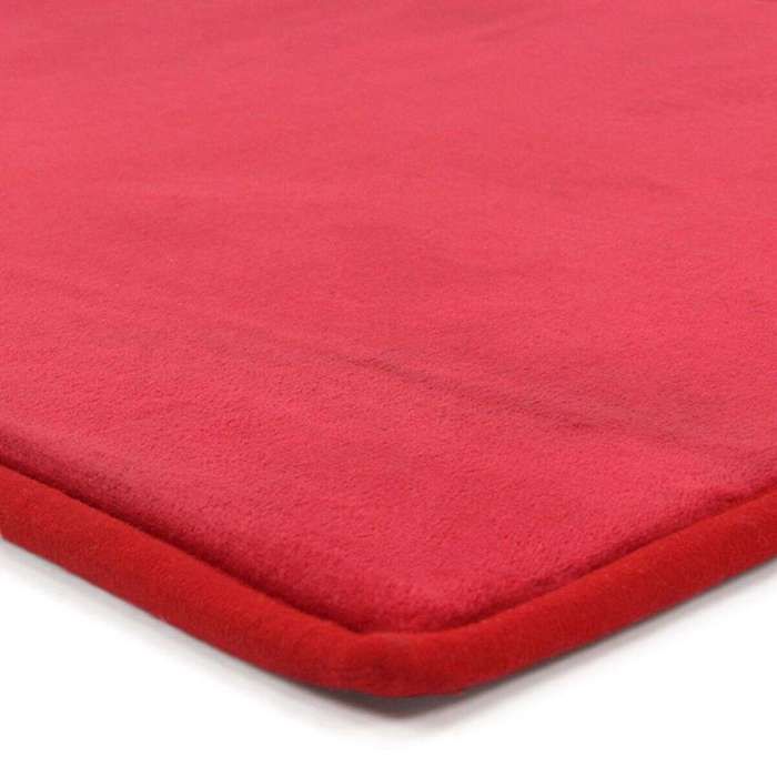 Extra-soft Velvet-look Rug Red 60x90