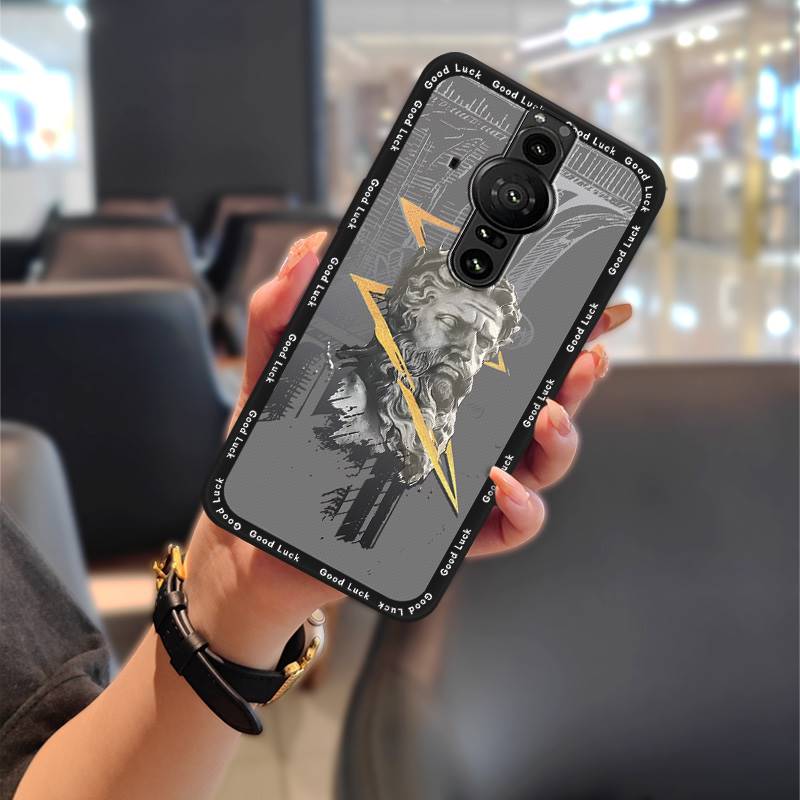 Waterproof Graffiti Phone Case For Sony Xperia Pro-I Back Cover Phone Pouch Anti-knock Soft Case Cute TPU Shockproof