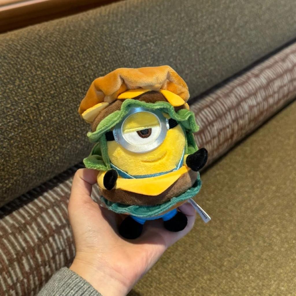Potdemiel Officially Licensed Universal Cartoon Minions Bag Pendant Cute Plush Toy Keychain Bag Charm Trendy Decorative