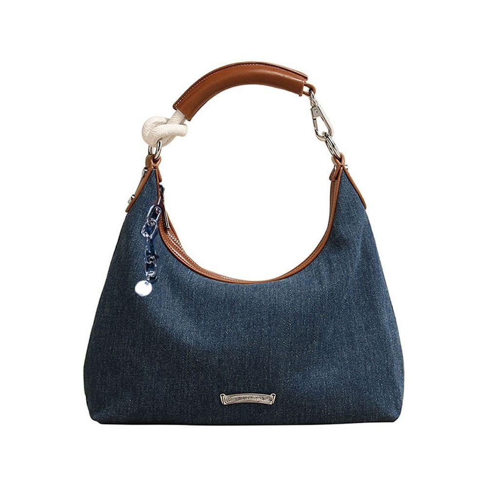 Large Capacity Shoulder Bag Denim Work Tote Bag Birthday Gifts Women's Bags  Streetwear