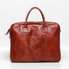 Men's Retro Genuine Leather Multi-Compartment Briefcase and Backpack