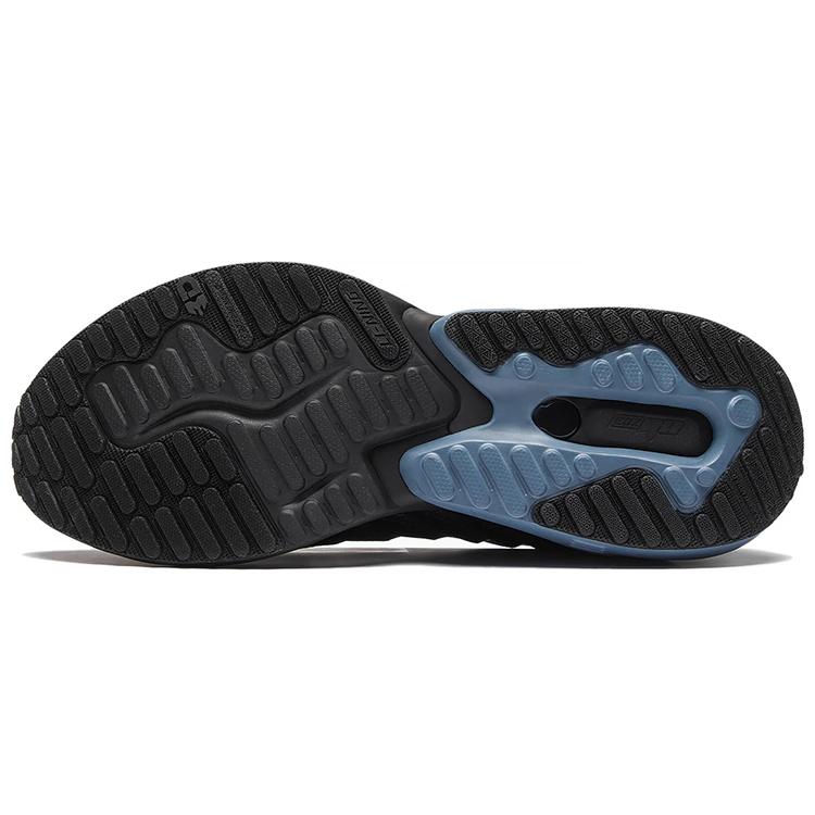New LiNing EazGo Rebound Cushioning Wear Resistant Slip Resistant Low Top Running Shoes Men's Black ARES035-1