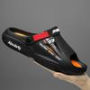 Men's Stylish Letters Print Outdoor Slip On Clog Sandals with Assorted Colors, Casual Outdoor Walking Shoes