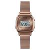 SKMEI 1901 Digitale Horloges voor Dames Mode Alarm Waterbestendigheid Roestvrij Staal Sport Horloges