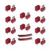 Boladge 20 Pairs T-Type Connector Plug Male and Female Adapter for RC Lipo