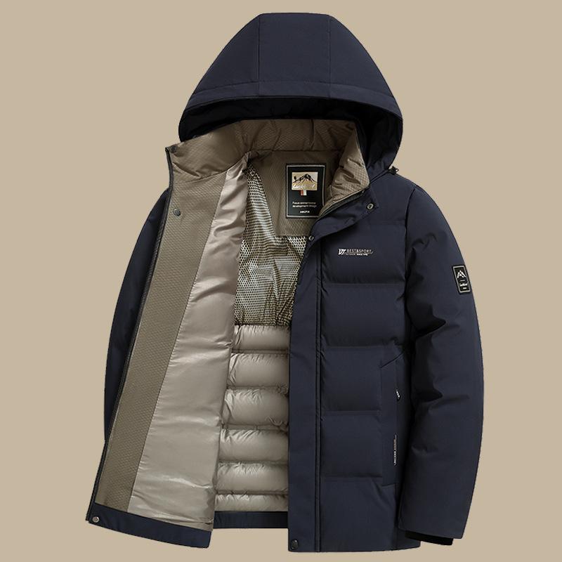Men's Thick and Warm Cotton Jacket for Autumn and Winter Business and Casual Men's Cotton Jacket