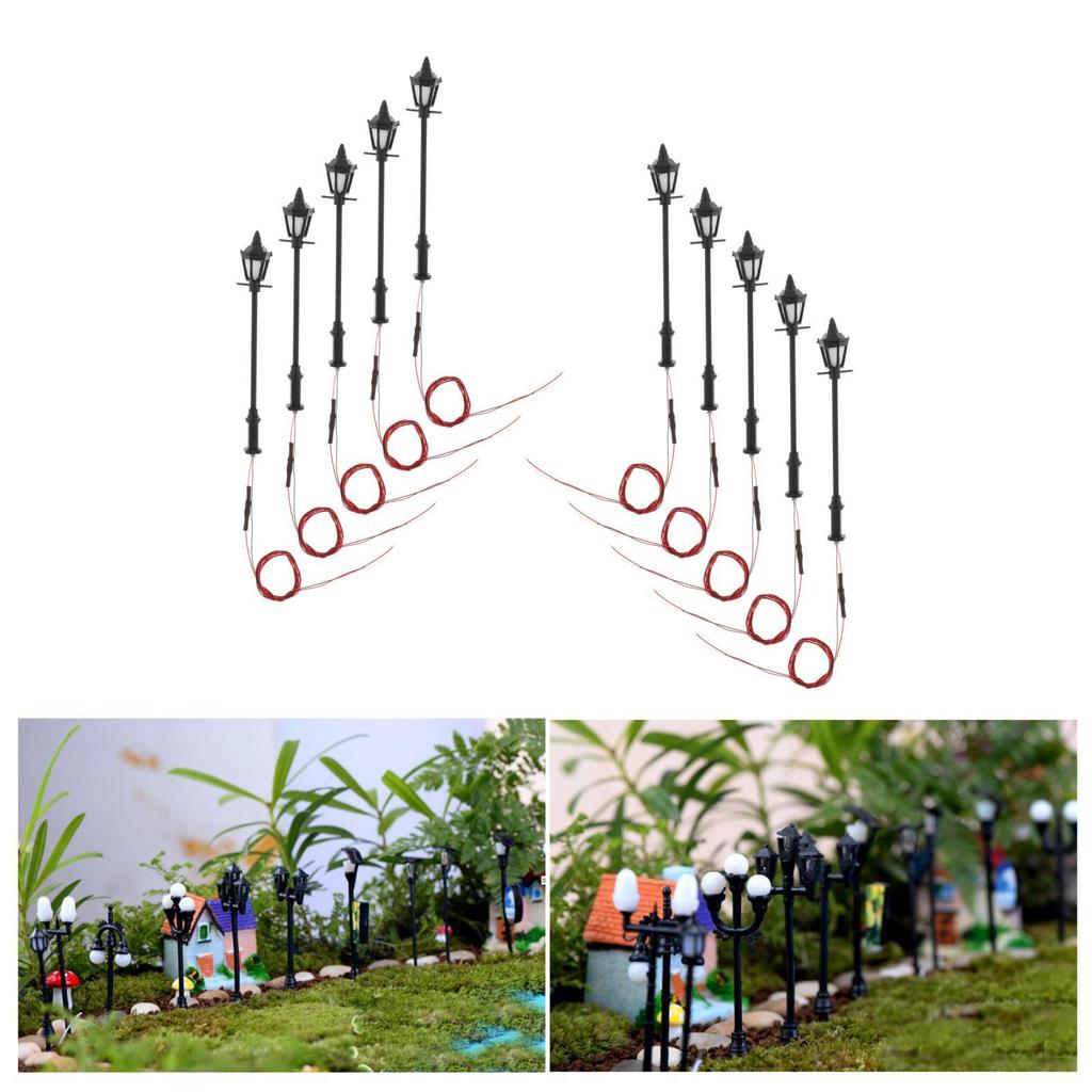 10 . Model Train Lamp Led Lamps Gauge H0 Dollhouse Decoration
