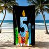Numberblocks Beach Towel High Absorbency Quickdry Comfortable Lightweight Suitable For Swimming Gym Camping Yoga Vacation