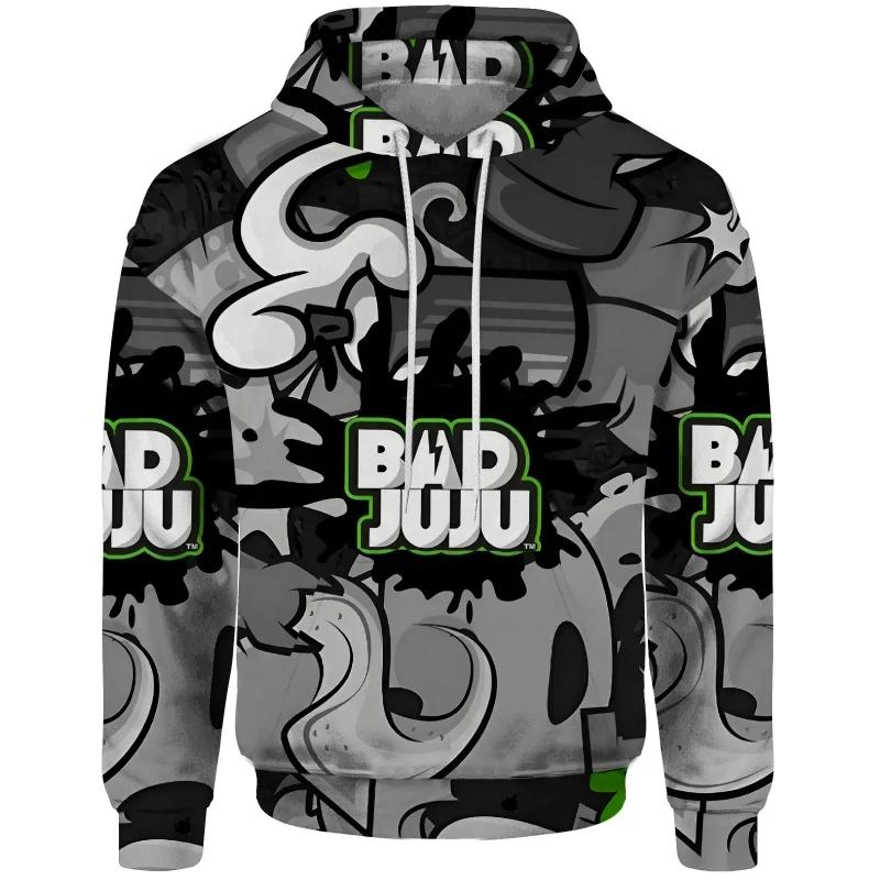 New Cartoon Elements Hoodies Hip-hop Autumn Winter Women Hoodie Pullover 3D Printing Comic Graffiti Sweatshirt Fashion Mens Hoody