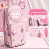 6 Pockets 3 Layers Pencil Case Cute Organizer Storage Bag Backpack Shape Cartoon Pen Box  Girls