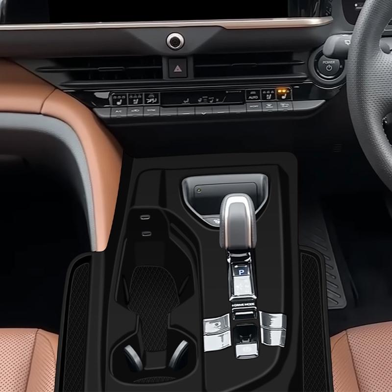 For Toyota Crown Crossover 2024 2025 silicone Interior Accessories Central control gear shift panle water cup holder cover