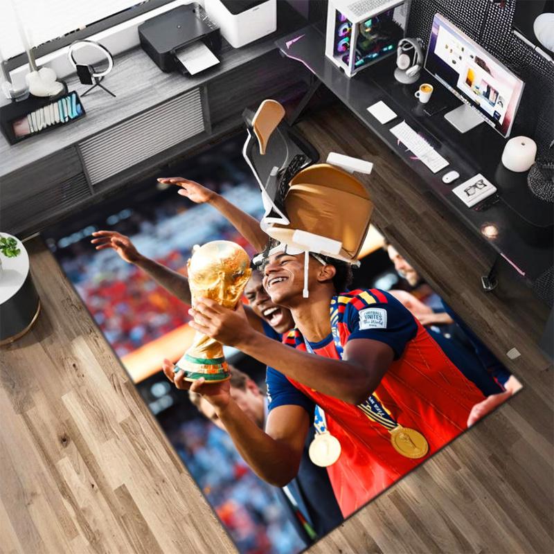 FC Barcelona's Lamine Yamal Young Player of the Year carpet is suitable for living room and bedroom doormats office balcony decorative carpet 9