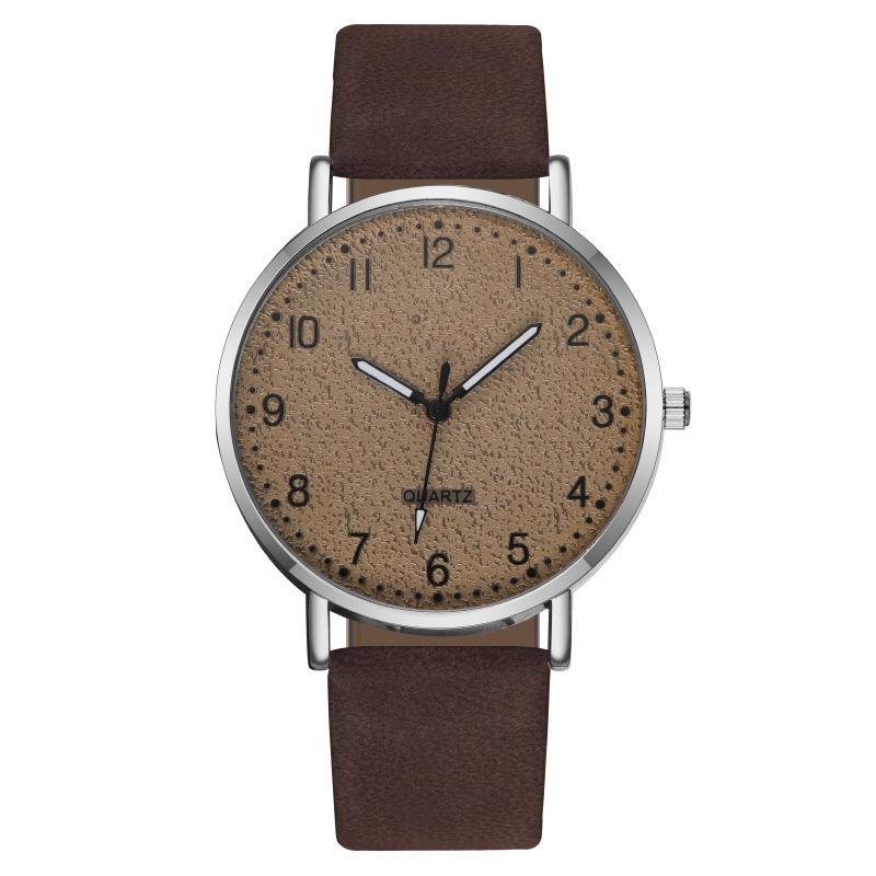 JYL Men's Watch Fashion Blue Light Calendar Leather Strap