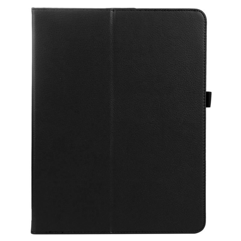 For iPad Pro 13 (2025)/13 (2024) Case Bi-Fold Stand Leather Tablet Cover Litchi Texture