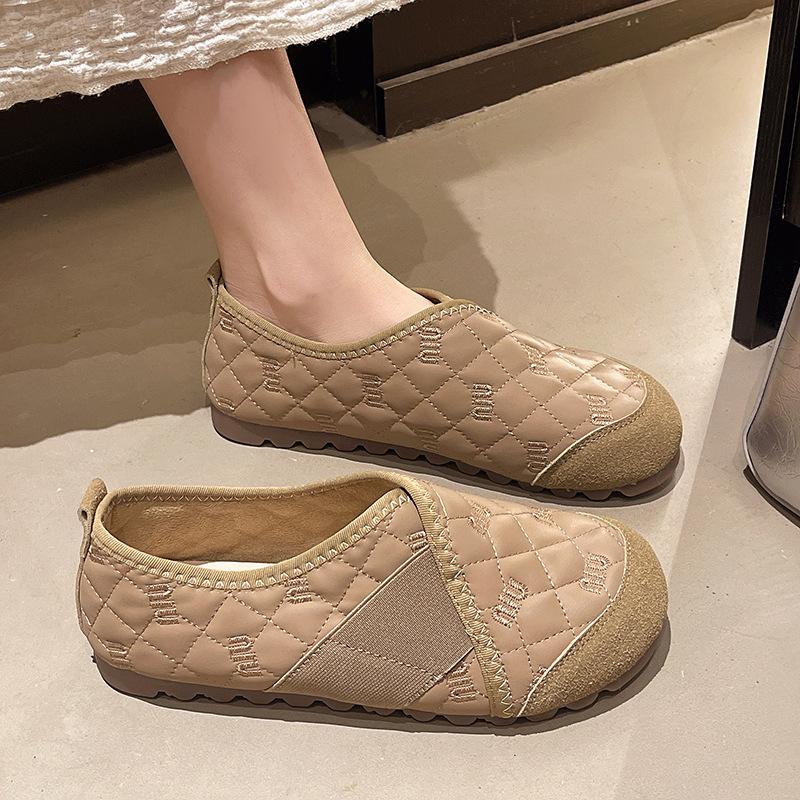 French Flat-soled Single Shoes Women's 2025 Autumn New Small Fragrant Temperament Versatile Mary Jane Retro Shallow Mouth Grandma Shoes