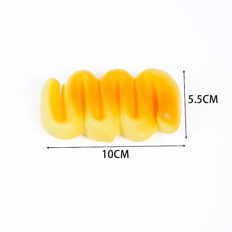 Simulation Food Slow Rebound Squeeze Toy 1Pcs Soft PU Bread Donut Cake Design Stress Reliever for Office Workers Anxiety Reduction