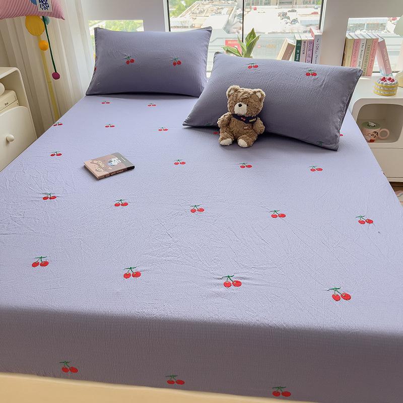 New Style Bed Sheet Single Piece Dormitory All-inclusive Non-slip Bed Sheet Bed Cover Bedroom Bed Mattress Protector