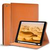 Apple iPad 10.2 Mini 4/5, Air 3, Pro 10.5 için kalem yuvası ile koruma sağlayan hakiki deri kılıf