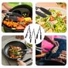 3 Pcs Kitchen Tongs Silicone Food Tongs Non Stick Cooking Serving Tongs Heat Resistant BBQ and Cooking Tools for Kitchen Gadgets