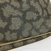 YVES SAINT LAURENT Clutch Second Bag Brown Monogram Logo Pattern(USED)