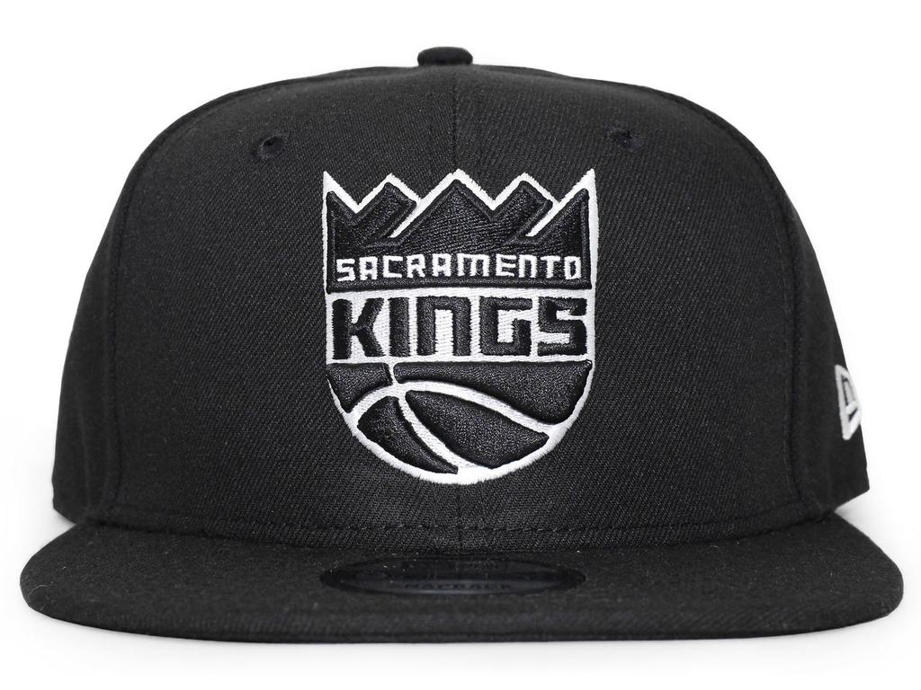 [New Era] NBA [WESTERN CONFERENCE TEAM-BASIC SNAPBACKBLK-WHT] (Sacramento Kings) [Used]