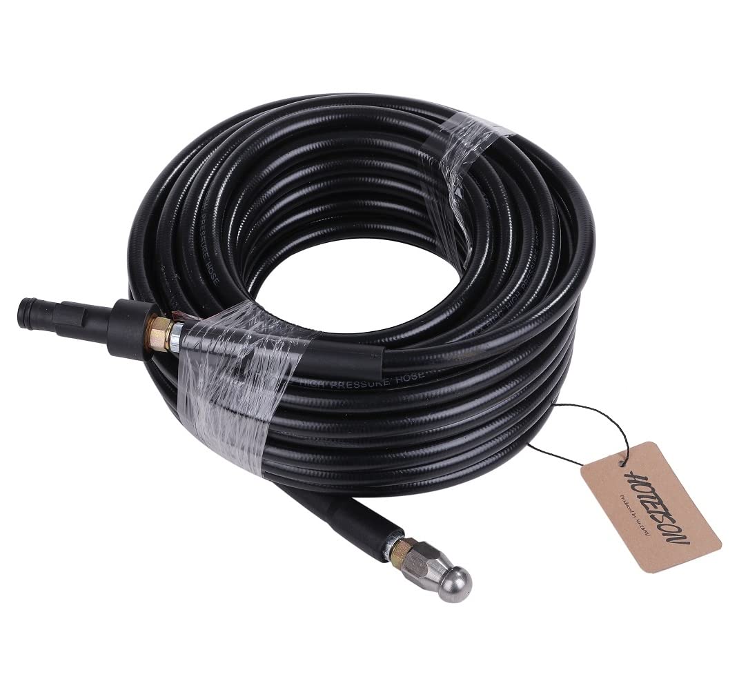 

HOTEISON High-Pressure Washer Pipe Cleaning Hose, 40MPa, 60℃, for Ryobi High-Pressure Washers (15.0m)