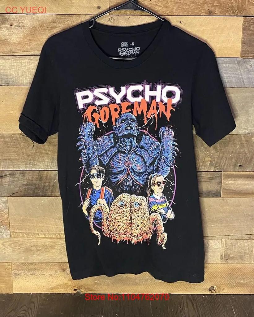 Cavity Colors Psycho Goreman Horror Black Mens AdulT T Shirt Sz Small Vintage Washed Fashion Graphic Versatile Soft Slightly