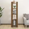Bookshelf Room Divider Honey Brown 41 X 35 X 160 Cm Solid Pine Wood
