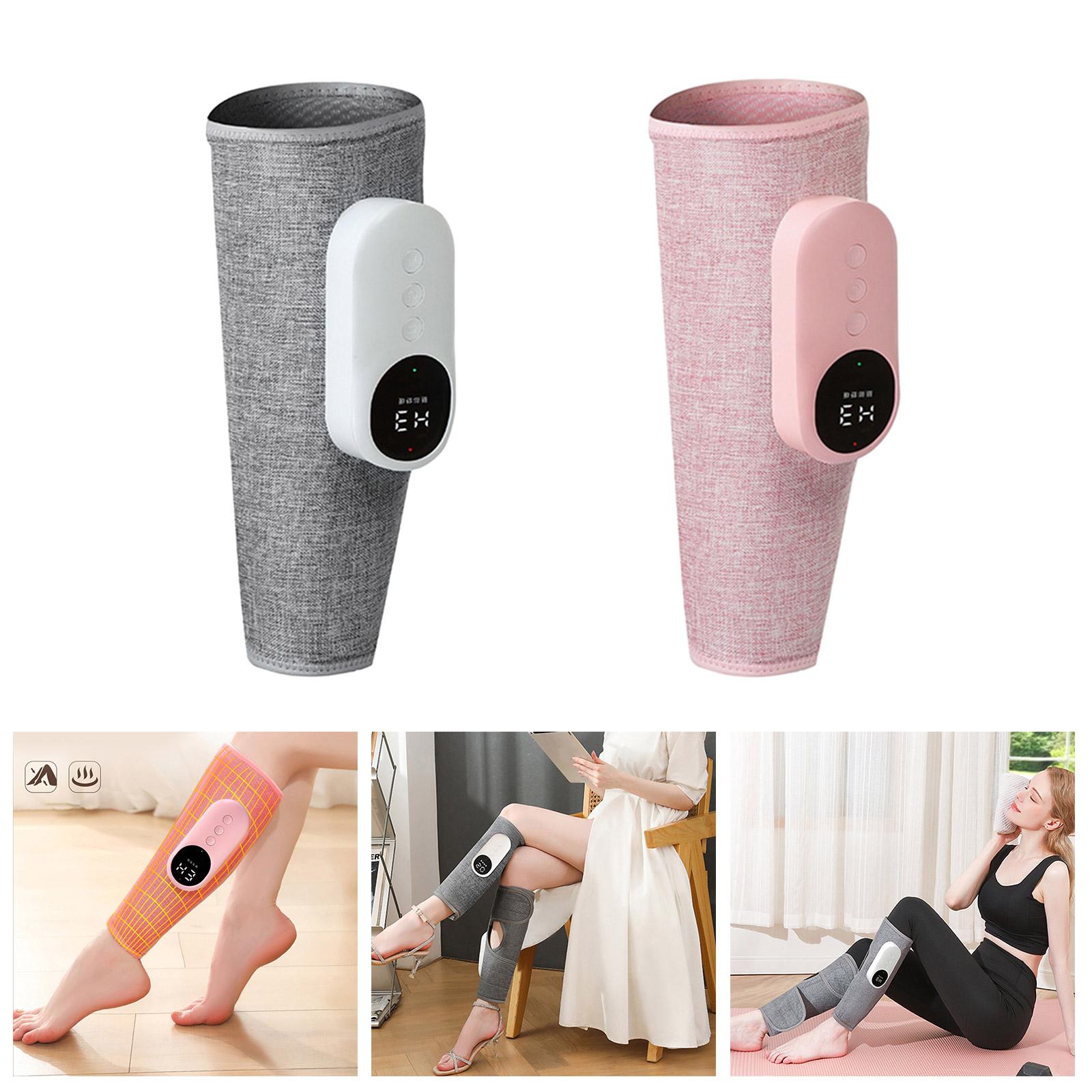 

Перезаряжаемый массажер для ног для циркуляции воздуха беспроводной компрессионный массажер для голеней для снятия боли в ногах расслабления мышц 1 серый