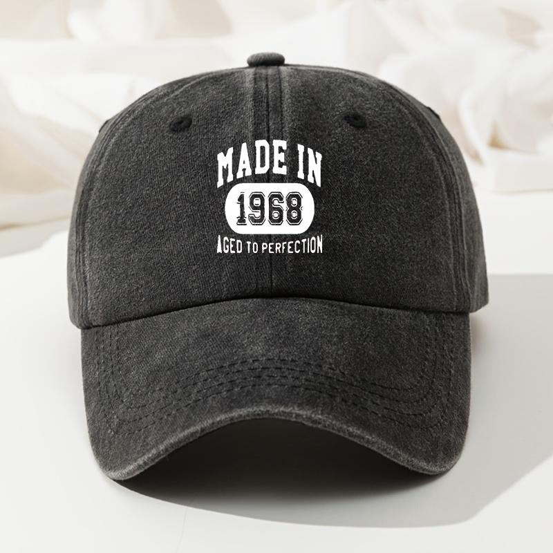 Retro Washed Baseball Cap Curved Brim Hip Hop Hat Dad Truck Fishing Hat Adjustable Casual Curved Brim Peaked Cap