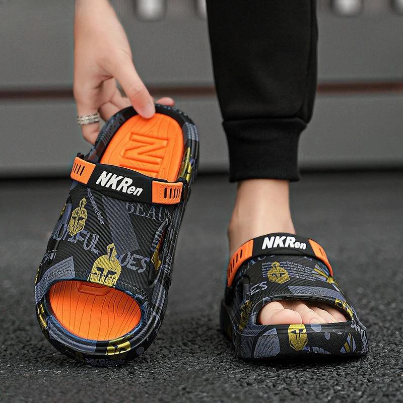 Male Slipper Summer Casual Men's Shoe Beach Elegant Mascullino Eva Pvc Rubber Low Price Fun Slides Designer Luxury Adult Sale