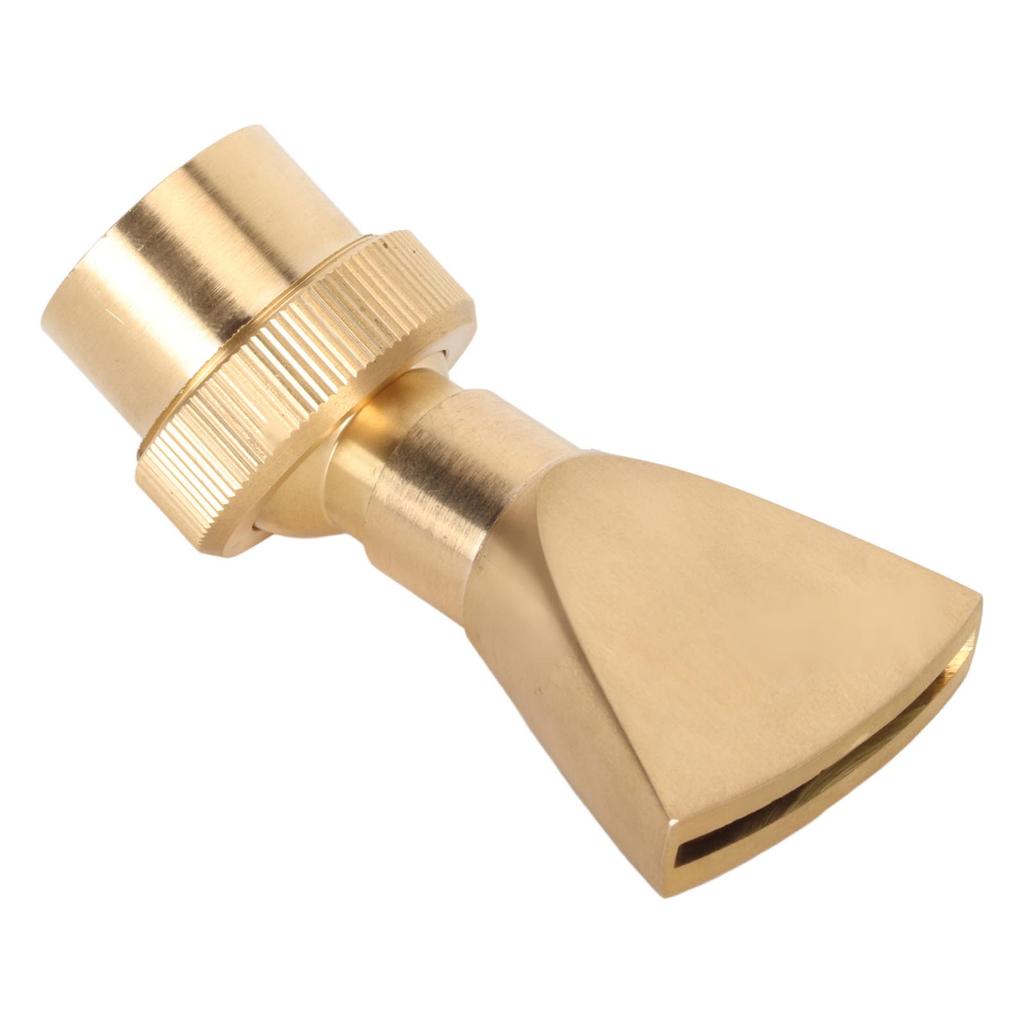 Fountain Nozzle Brass G3/4 Female Thread 25mm Narrow Fan Shaped Pond Sprinkler for Garden Pond
