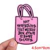 Jeans Backpack Embroidered Patch Cartoon/Letter Slogan Embroidery Patches Iron On Patches For Clothing Thermoadhesive Patches