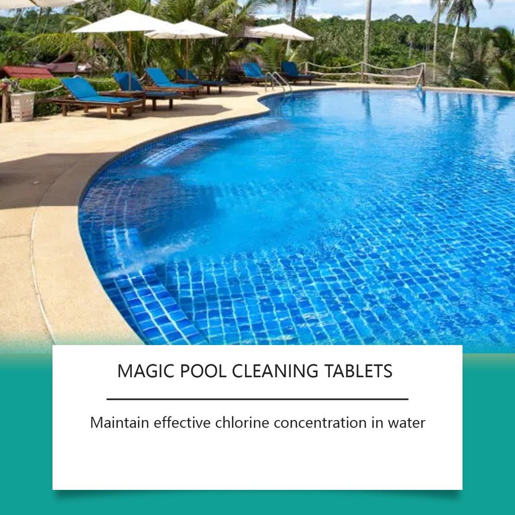 Swimming Pool Cleaning Sustained-release Tablets, Stable , Control, Private Swimming Pool Suitable For Floating Dosing Dev