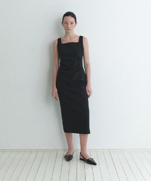 Onaenon Square Neck Sleeveless Dress New6So213